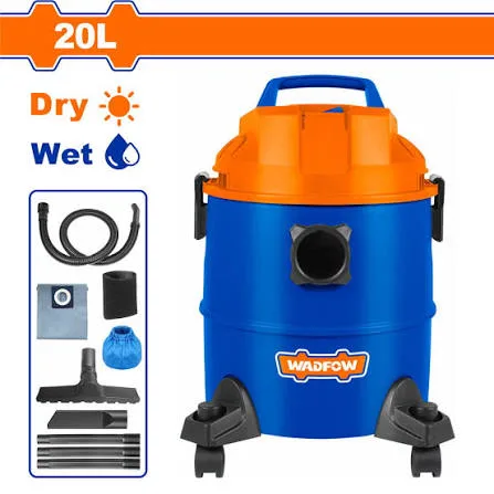 ASPIRADORA 20LT 1100W SECO/HUMEDO WADFOW