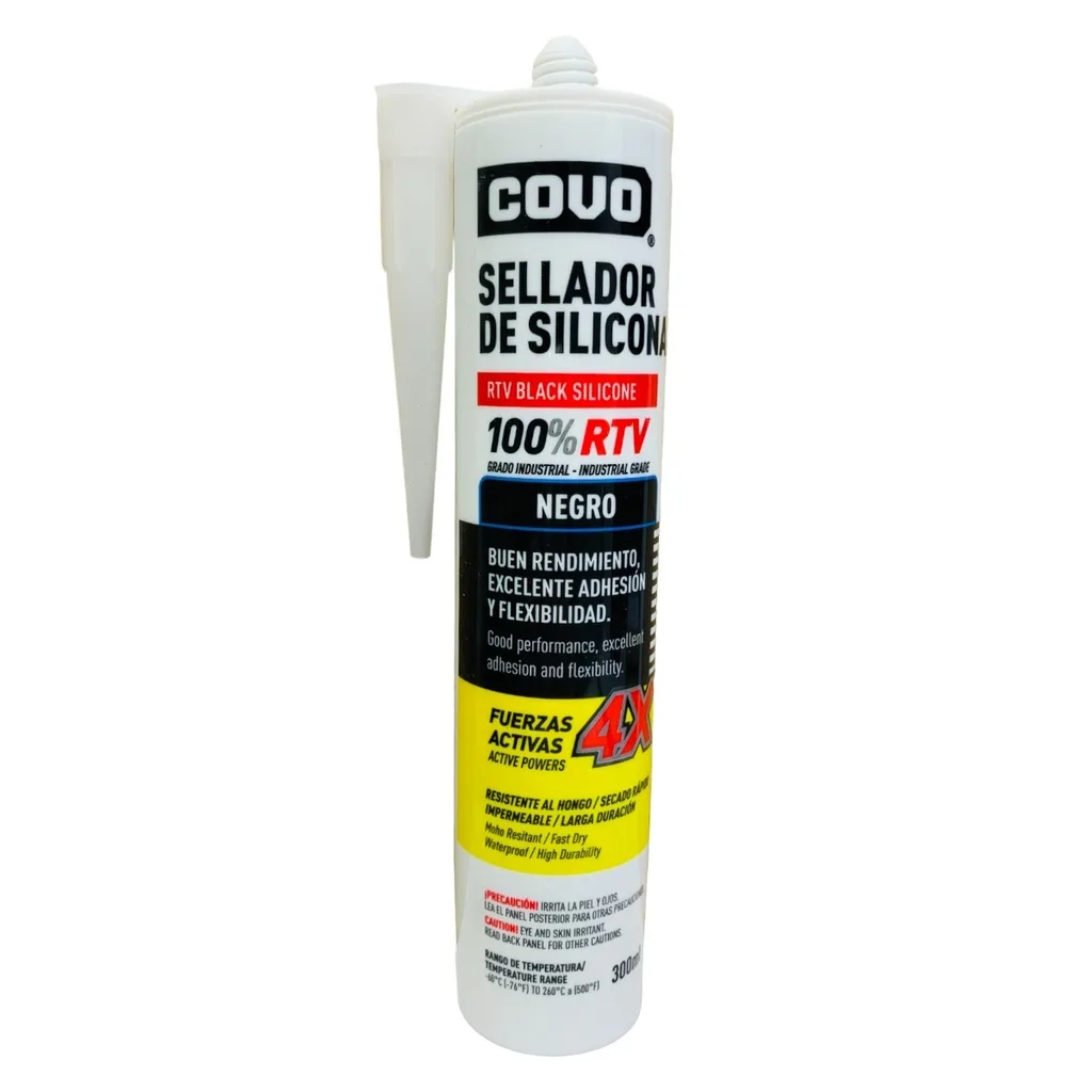 SILICON NEGRO D/SILICONA ACETICA 300ML