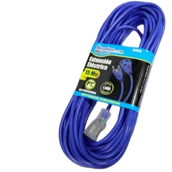 CABLE D/EXTENS 15M/50FT AZUL 1T BRUFER