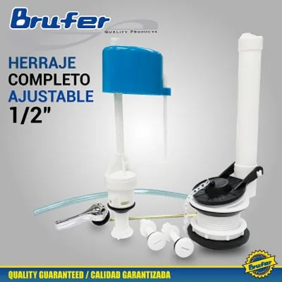HERRAJE P/WC  AJUSTABLE1/2"T/SAPITBRUFER