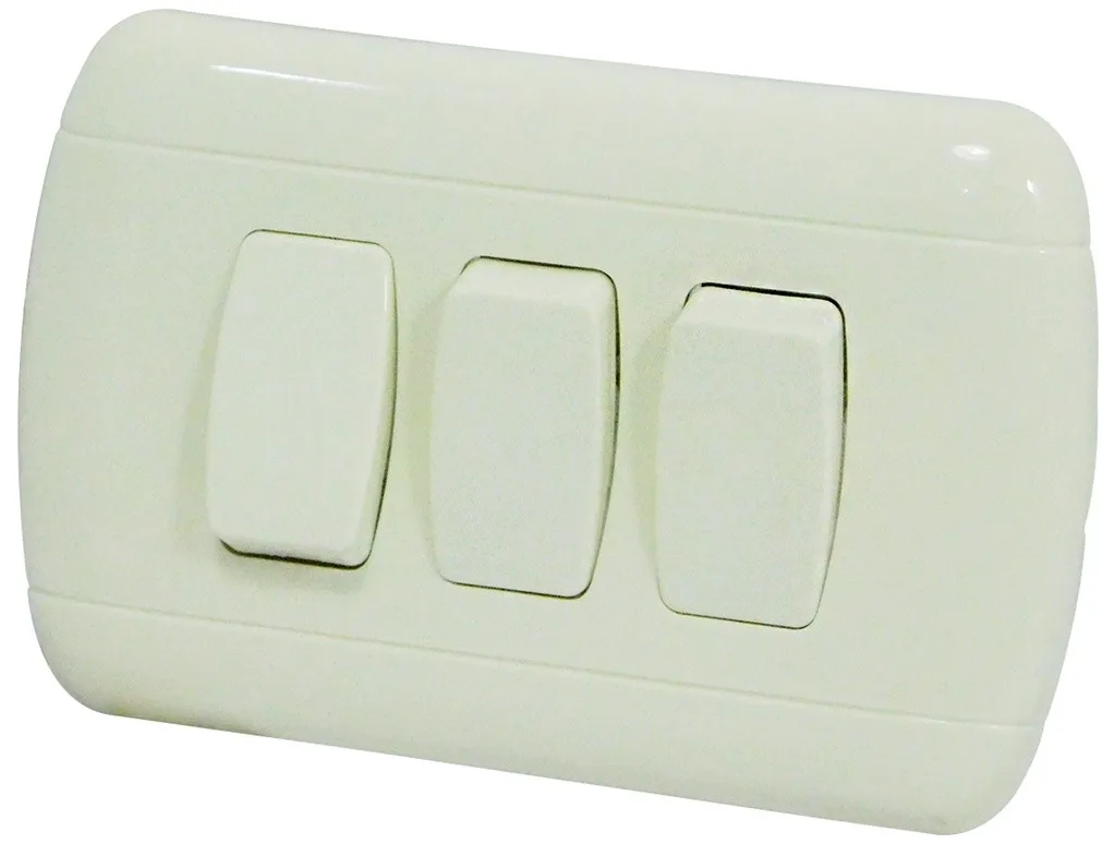 INTERRUPTOR SENC P/E 127/250V 10A BLCO