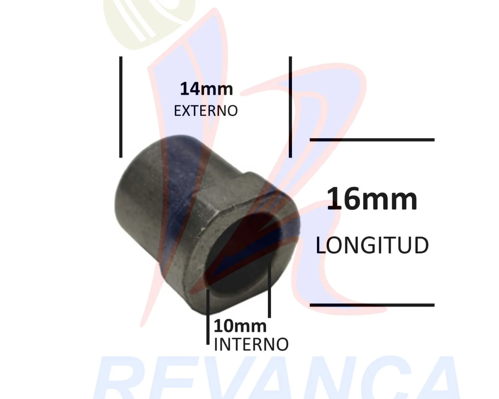 BOCINA VENTIL PATTON 10x14x16MM HIERRO