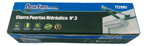 BRAZO D/PRESION P/PUERTA 85 KG N-3 PLATA