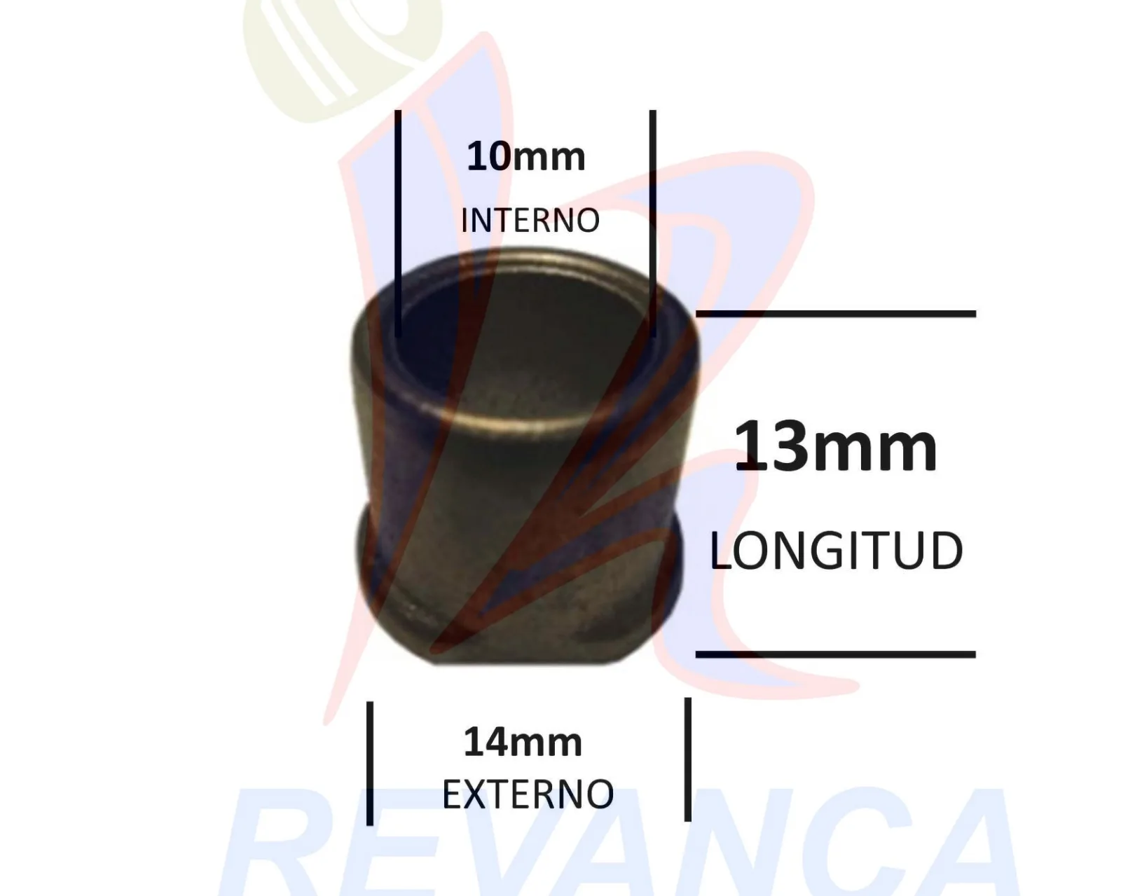 BOCINA VENTIL PATTON 10x14x13MM HIERRO