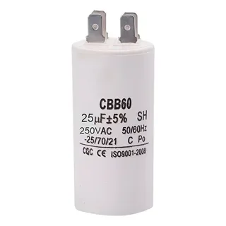 CAPACITOR 25UF P/BOMBA 3/4HP C/TERMINA