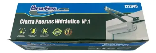BRAZO D/PRESION P/PUERTA 45 KG N-1 PLATA