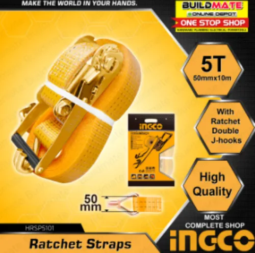 CINCHA C/RACHET 50MM x 10MT P/REMOLQUE