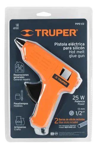 PISTOLA P/SILICON D/BARRA 25W 1/2"TRUPE