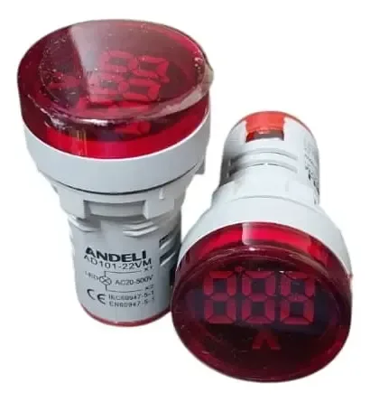 INDICADOR D/VOLTAJE AD10122VM ROJO AC20-